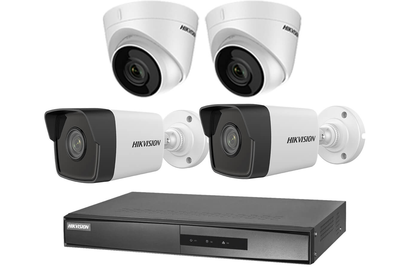 پکیج 4 دوربین برند هایک ویژن (HIKVISION)