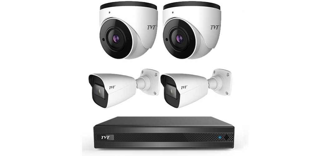 پکیج کاربردی 4 دوربین برندTVT