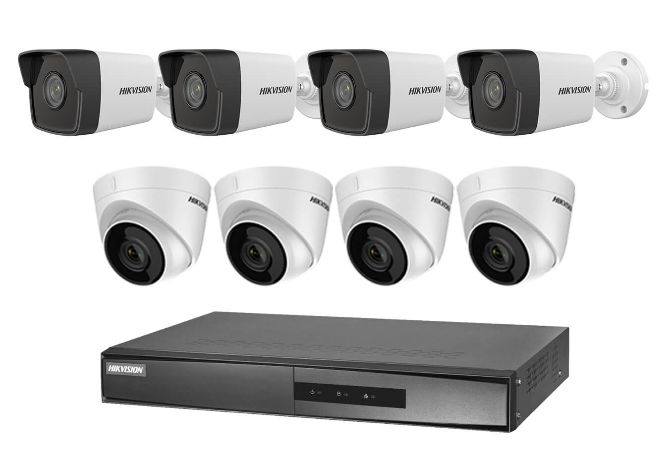 پکیج 8 دوربین برند هایک ویژن (HIKVISION)